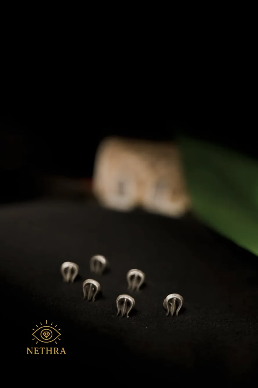 Silver Earring Backs – Secure Push Stoppers for Stud Earrings (Set of 6)